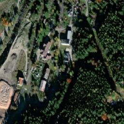 Satellite imagery of [Loučovice] paper mill chimney, CZ