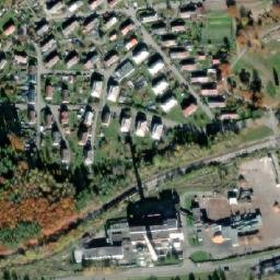 Satellite imagery of [Loučovice] paper mill chimney, CZ