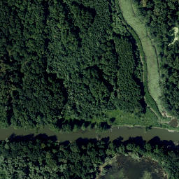 Satellite imagery of Soutok [Lanžhot], CZ