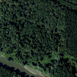 Satellite imagery of Soutok [Lanžhot], CZ