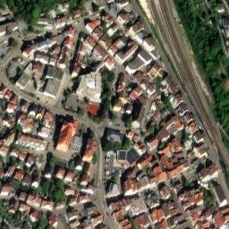 Satellite imagery of Helfenstein Castle, DE