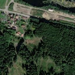 Satellite imagery of [Loučovice] paper mill chimney, CZ