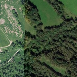 Satellite imagery of [Dolní Dvořiště-Cetviny] church t., CZ