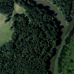 Satellite imagery of Soutok [Lanžhot], CZ