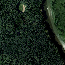 Satellite imagery of Soutok [Lanžhot], CZ