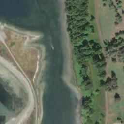 Satellite imagery of James Spit, CA