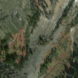 Satellite imagery of Rock Cabin Avalanche, US