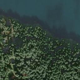 Satellite imagery of Point Caution, US