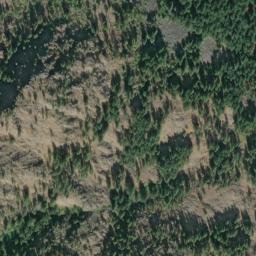 Satellite imagery of Lucky Jim Bluff, US