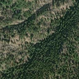 Satellite imagery of Lucky Jim Bluff, US