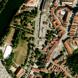 Satellite imagery of Trausnitz Castle, DE