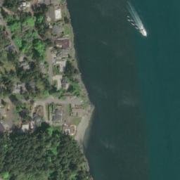 Satellite imagery of Cap Sante, US