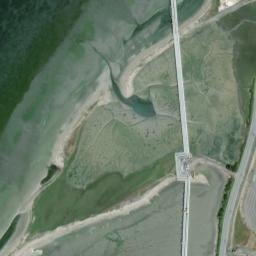 Satellite imagery of Crandall Spit, US