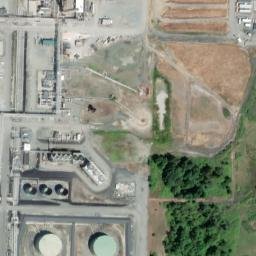 Satellite imagery of March Point, US