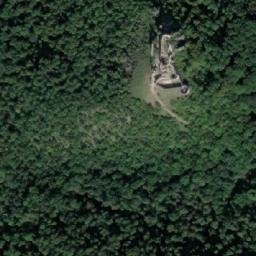 Satellite imagery of Plavecký hrad, SK