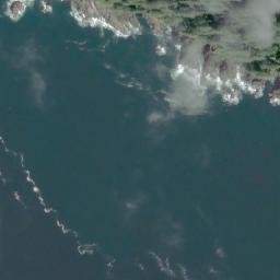 Satellite imagery of Sombrio Point, CA