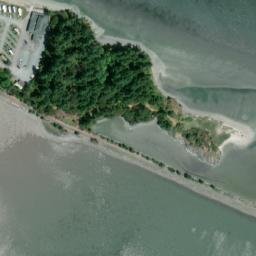 Satellite imagery of Weavering Spit, US