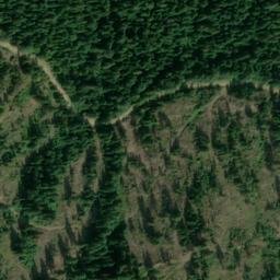 Satellite imagery of Hellroaring Ridge, US