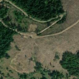 Satellite imagery of Hellroaring Ridge, US