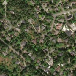 Satellite imagery of Prevost Hill, CA