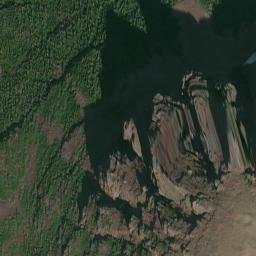 Satellite imagery of Rising Bull Ridge, US