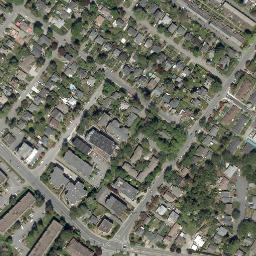 Satellite imagery of Aaron Point, CA
