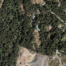 Satellite imagery of Triangular Hill, CA