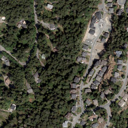Satellite imagery of Triangular Hill, CA