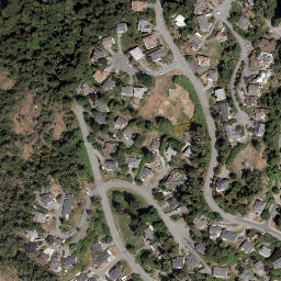 Satellite imagery of Triangular Hill, CA