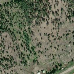 Satellite imagery of Mitchell Creek Mine, US