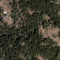 Satellite imagery of Metchosin Mountain, CA