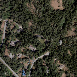 Satellite imagery of Metchosin Mountain, CA