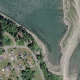 Satellite imagery of Ben Ure Spit, US