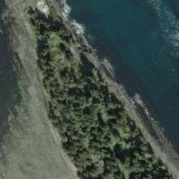 Satellite imagery of Waadah Point, US