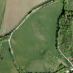 Satellite imagery of Bisamberg transmitter, 120 metres mast, AT