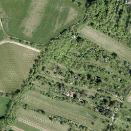 Satellite imagery of Bisamberg transmitter, 120 metres mast, AT