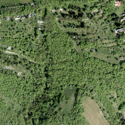 Satellite imagery of Bisamberg transmitter, 120 metres mast, AT