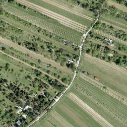 Satellite imagery of Bisamberg transmitter, 120 metres mast, AT