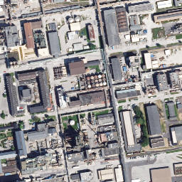 Satellite imagery of VOEST-Gasometer Linz, AT