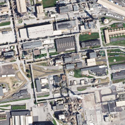 Satellite imagery of Kamin der VOEST-Werke Linz, AT