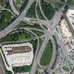 Satellite imagery of VOEST-Gasometer Linz, AT