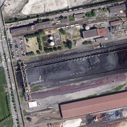 Satellite imagery of VOEST-Gasometer Linz, AT