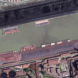 Satellite imagery of Sinterkamin der VOEST-Werke Linz, AT