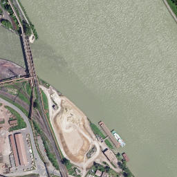 Satellite imagery of Sinterkamin der VOEST-Werke Linz, AT