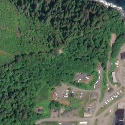 Satellite imagery of Sekiu Point, US