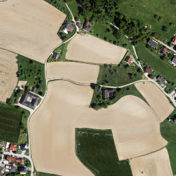 Satellite imagery of Mauthausen concentration camp, AT