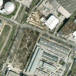 Satellite imagery of 120 Meter hoher Kamin des Kraftwerk Simmering, AT