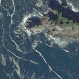 Satellite imagery of Flattery Rocks, US
