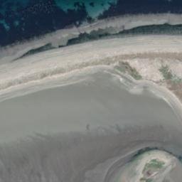 Satellite imagery of Dungeness Spit, US