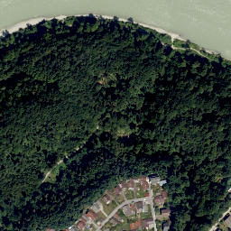 Satellite imagery of Burghausen Castle, DE
